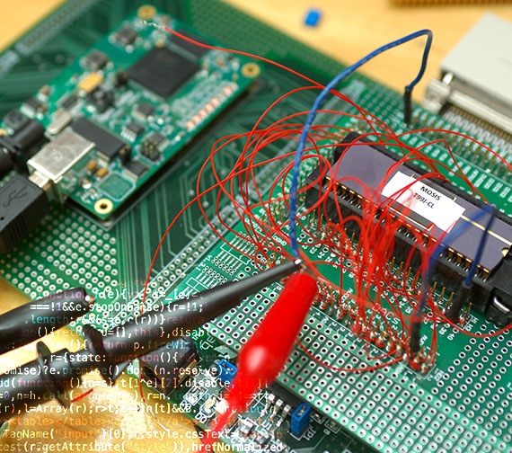 Circuit with code overlay