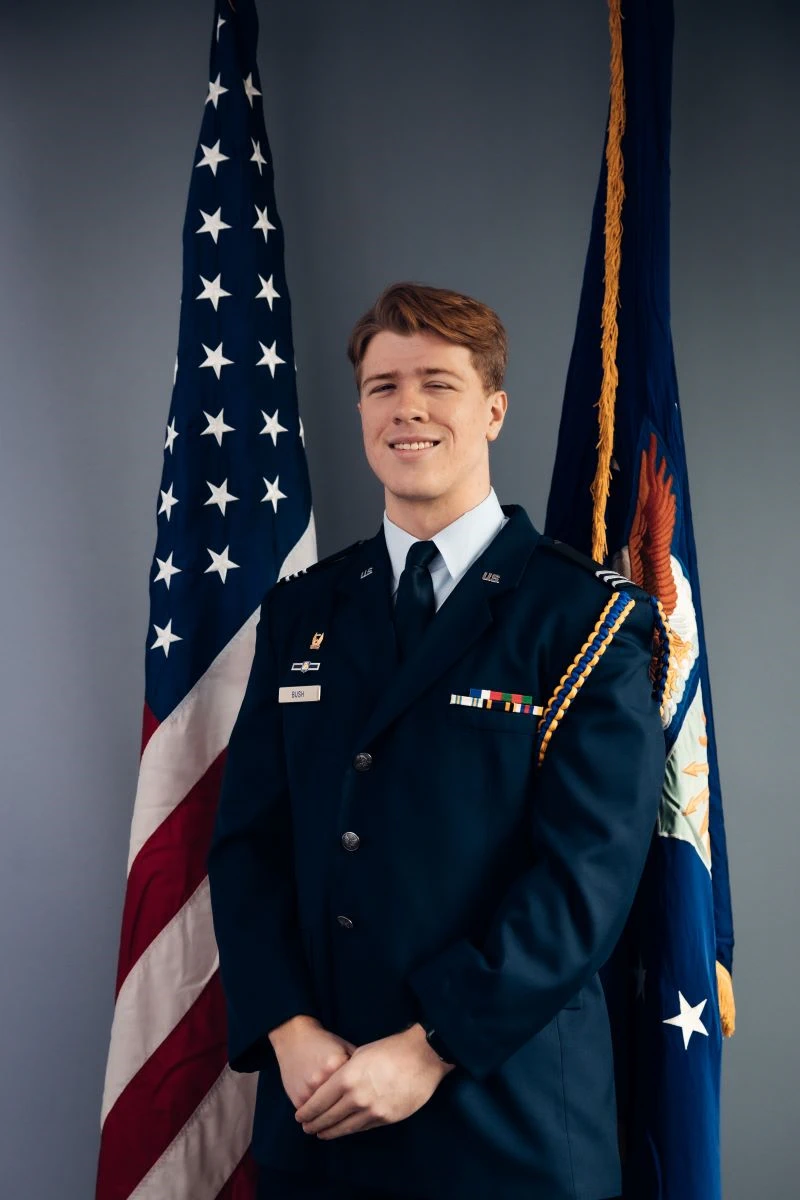 Matthew Bush is a mechanical engineering student and cadet with MSU's Air Force ROTC program. He would like to eventually become an astronaut