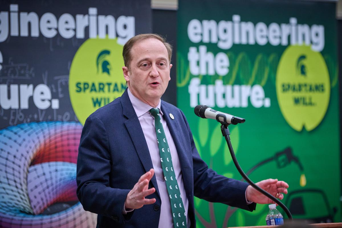 College of Engineering Interim Dean John Papapolymerou says, 