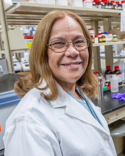 Evangelyn Alocilja is a professor in the Department of Biosystems and Agricultural Engineering in the College of Engineering. Credit: Derrick L. Turner/Michigan State University