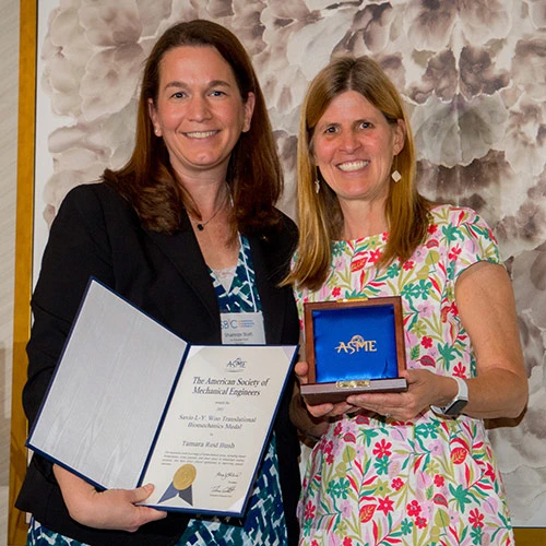 ASME’s Shannon Stott and MSU's Tamara Reid Bush.