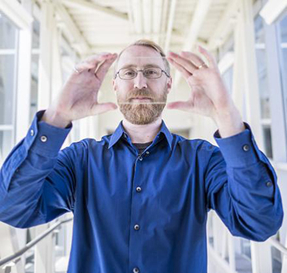 Richard Lunt, the Johansen Crosby Endowed Associate Professor of Chemical Engineering and Materials Science, was featured in "Nature Energy" for his see-through solar materials research.