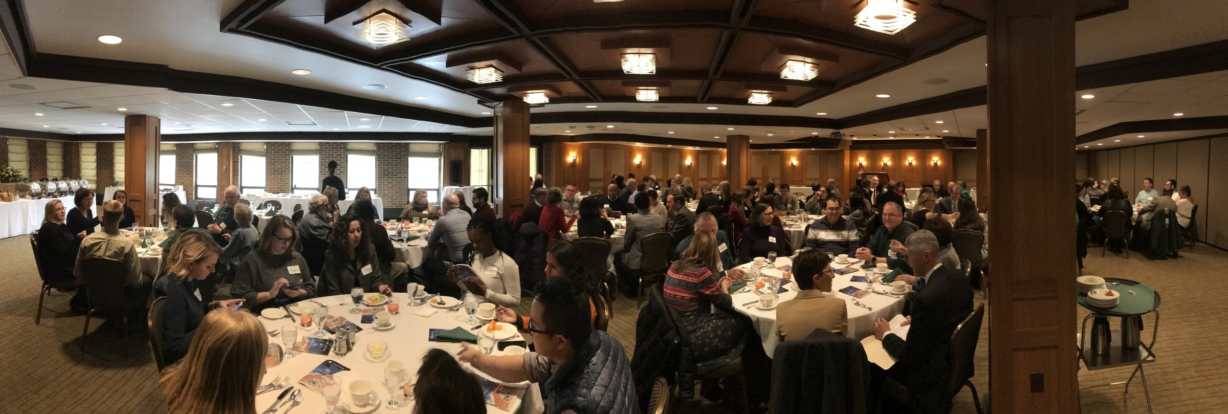 More than 100 members of the College of Engineering attended this year's Engineering Awards Luncheon at the University Club. The event was emceed by Associate Dean Tom Voice.