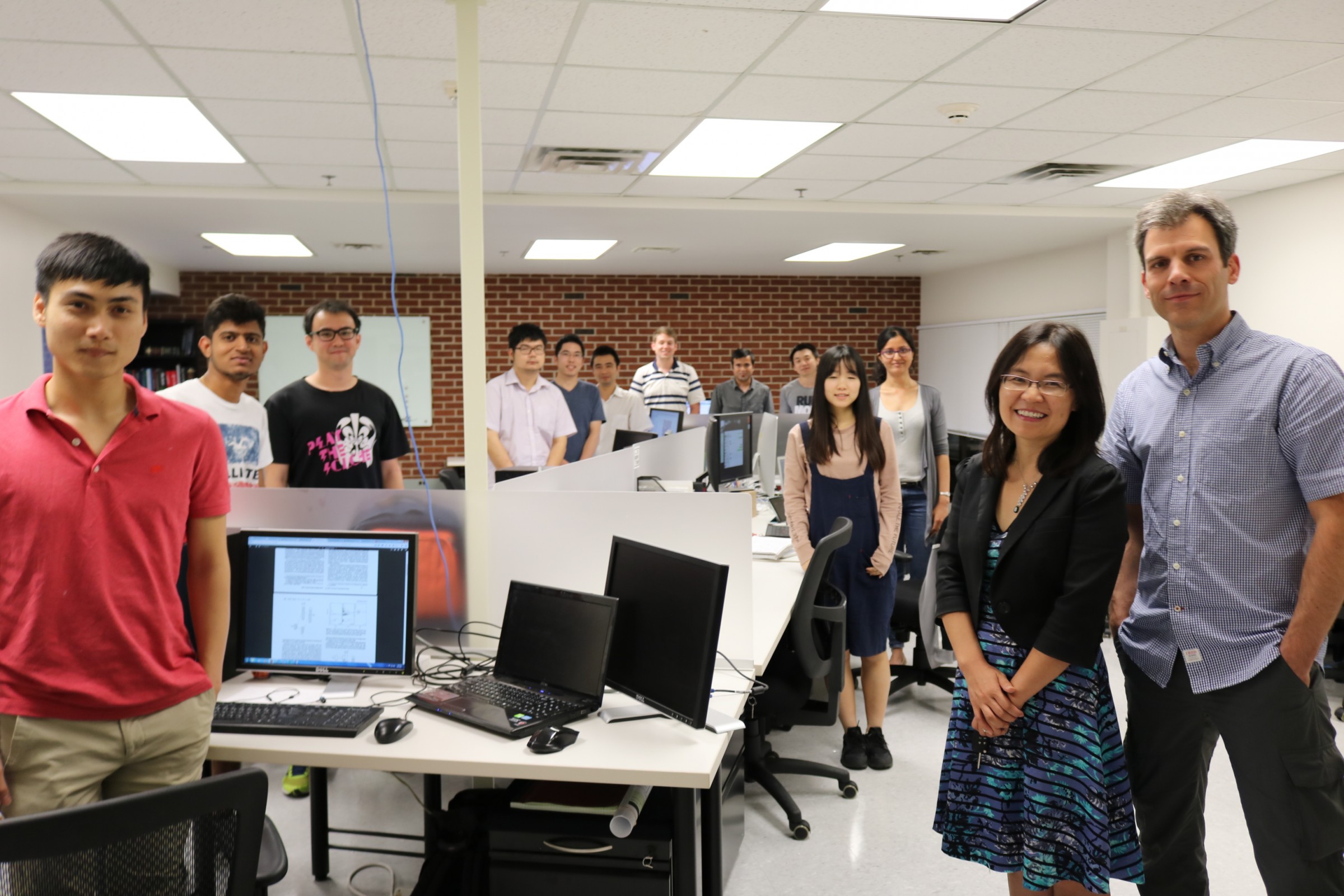 The new lab space currently hosts about 15 researchers, mostly PhD students.