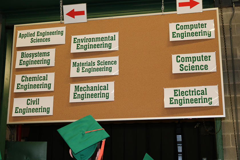 MSU Engineering will host Undergraduate Commencement for 729 Spartan Engineers on Sunday at 12:30 p.m.