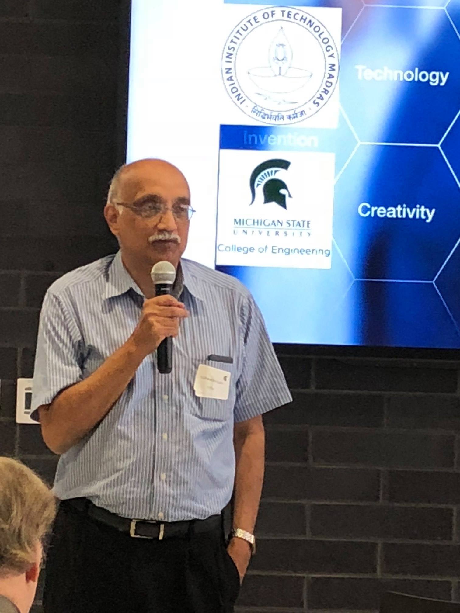 Dean R. Nagarajan of ITT-Madras is helping lead the dual PhD doctoral program between ITT-M and MSU. His research interests include ultrasonic and megasonic fields.