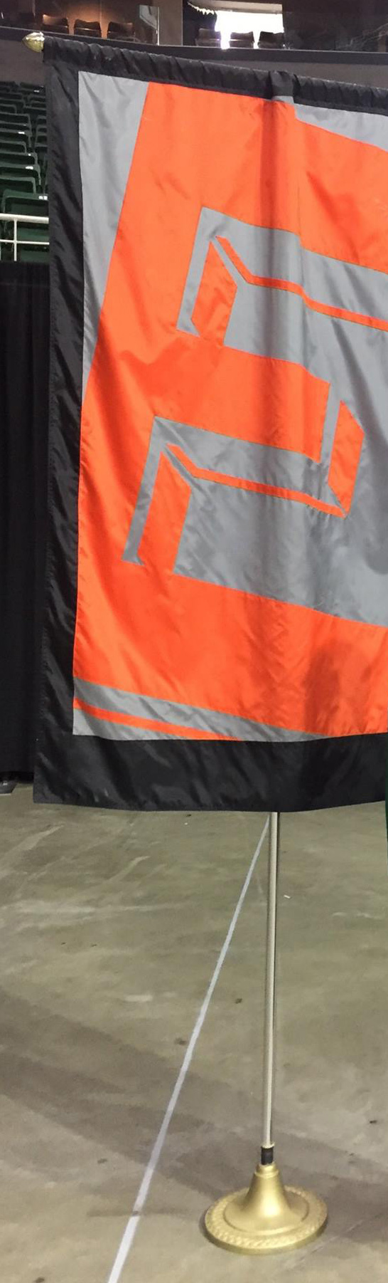 Engineering graduates will follow the E banner into the Breslin Center arena Saturday.