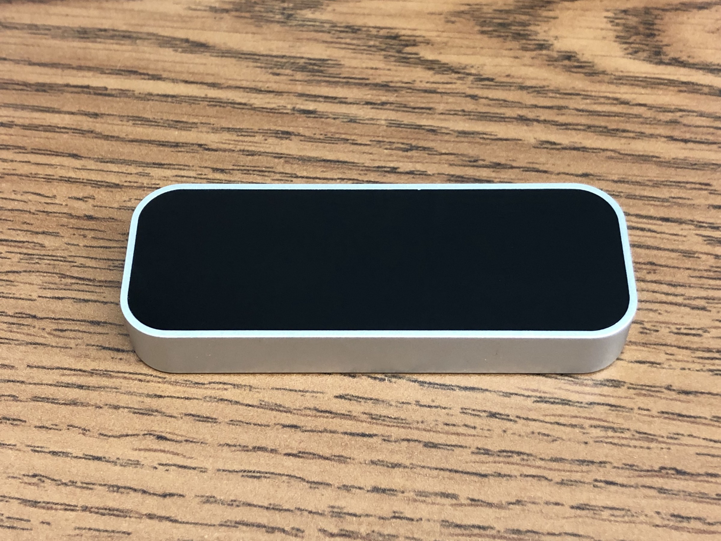 The translator mechanism is non-invasive and as portable as a tube of Chapstick.