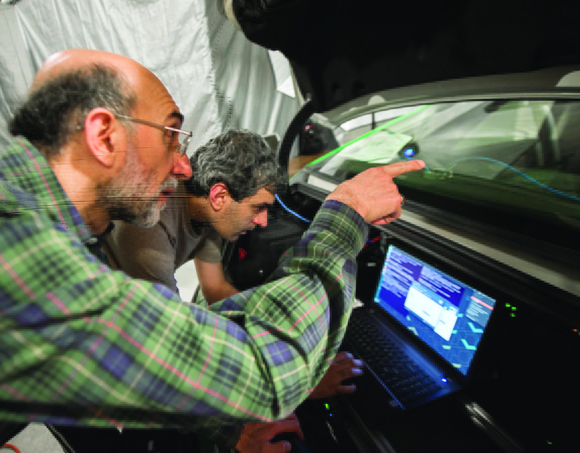 Professor Hayder Radha leads one of MSU's autonomous vehicle teams.