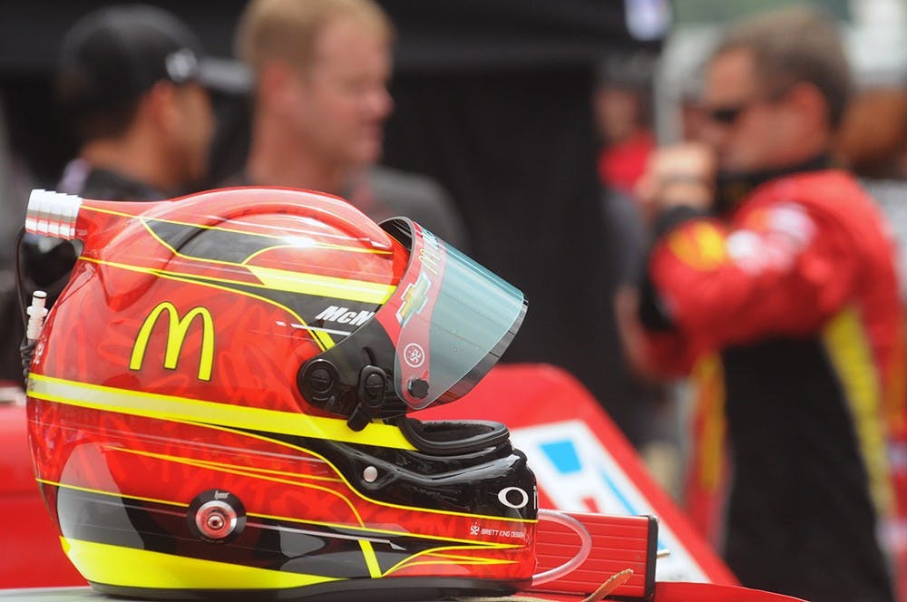 The HANS device is a head restraint that reduces the compression a spine may endure after an accident.