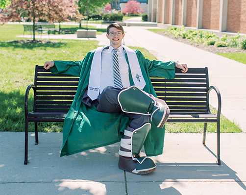 "Being in the College of Engineering was extremely useful when designing props for use in skits." - Sparty Cory Hilton