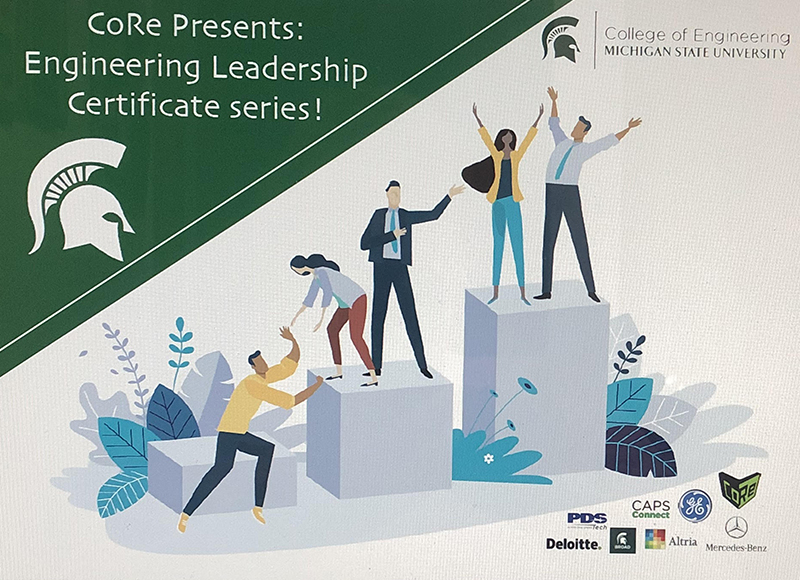Speakers at the CoRe Leadership Series offered personal insights into leadership and teamwork.
