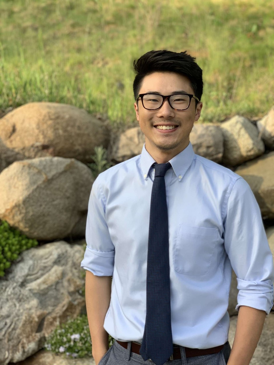Senior Yuchen Wang came up with the idea after being stuck in traffic behind a CATA bus.