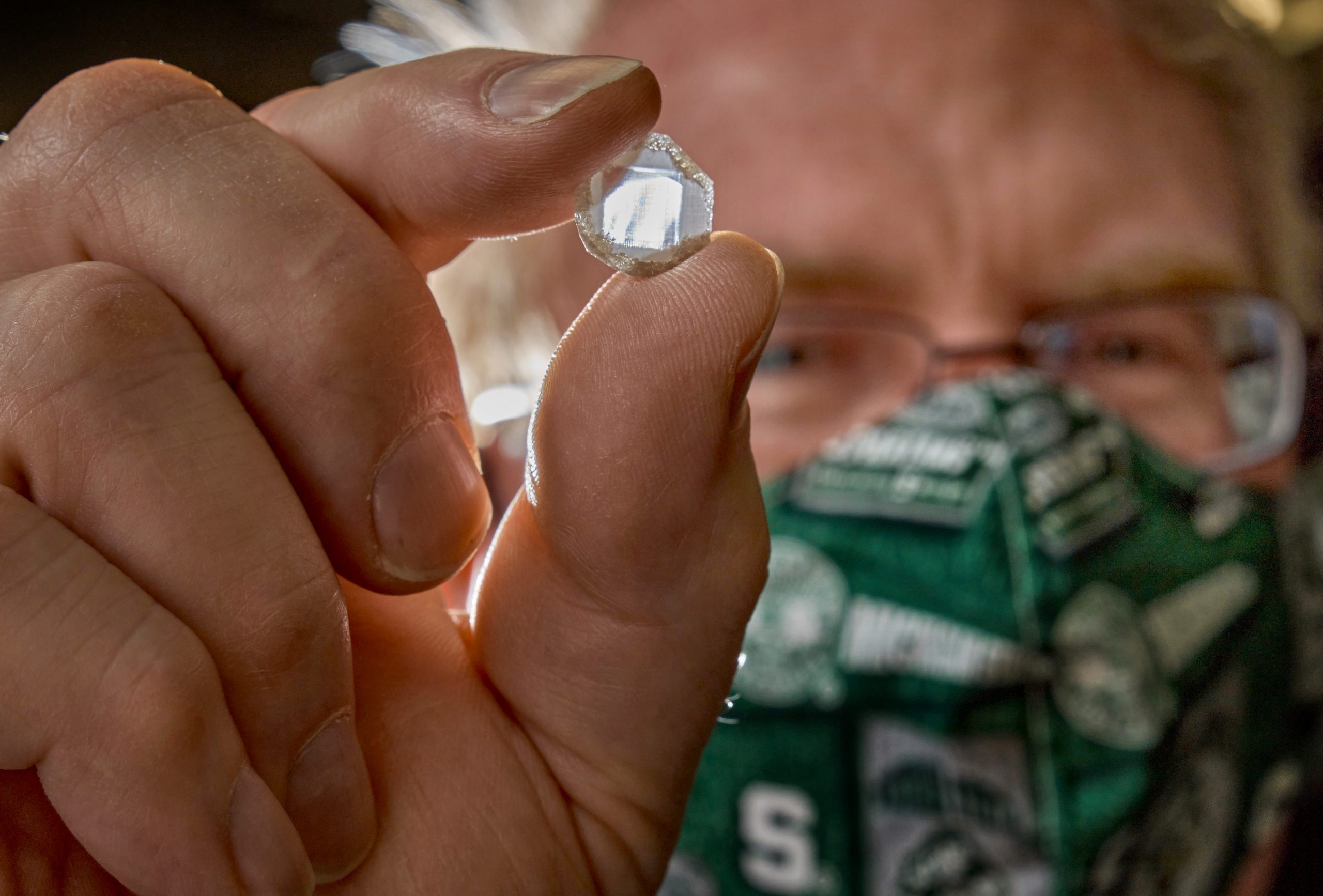 Years of diamond research earns Professor Timothy Grotjohn with top award.