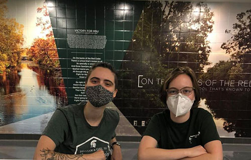 Alex Seybold and Annaliese Marks are among the 1,400 women in the College of Engineering this semester.