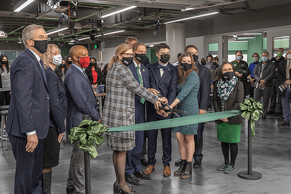 MSU and Engineering officials dedicated the new $18 million Wonders Hall Engineering Student Innovation Center on Dec. 10.