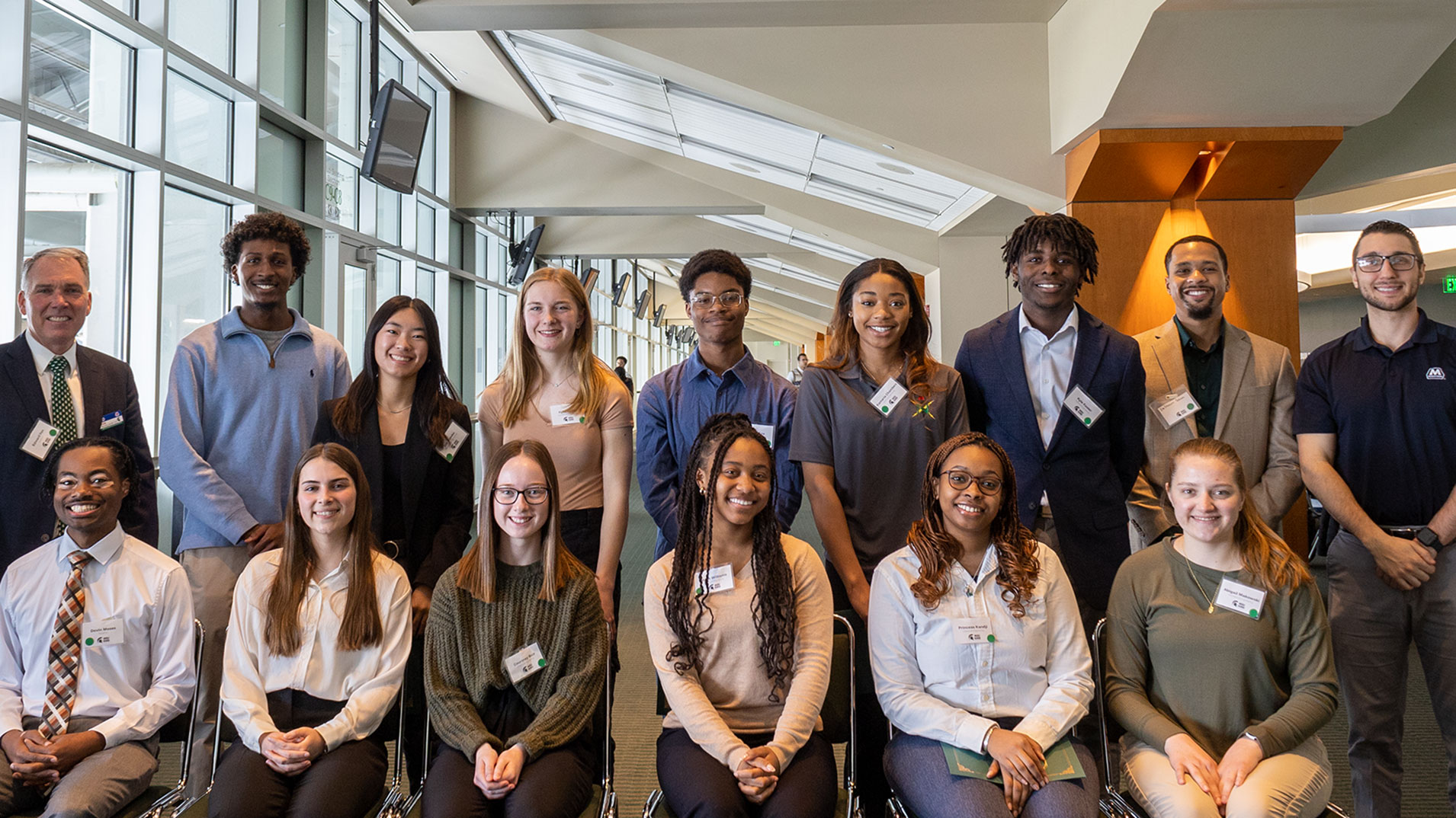 Students at the Dean's Showcase of Stars event