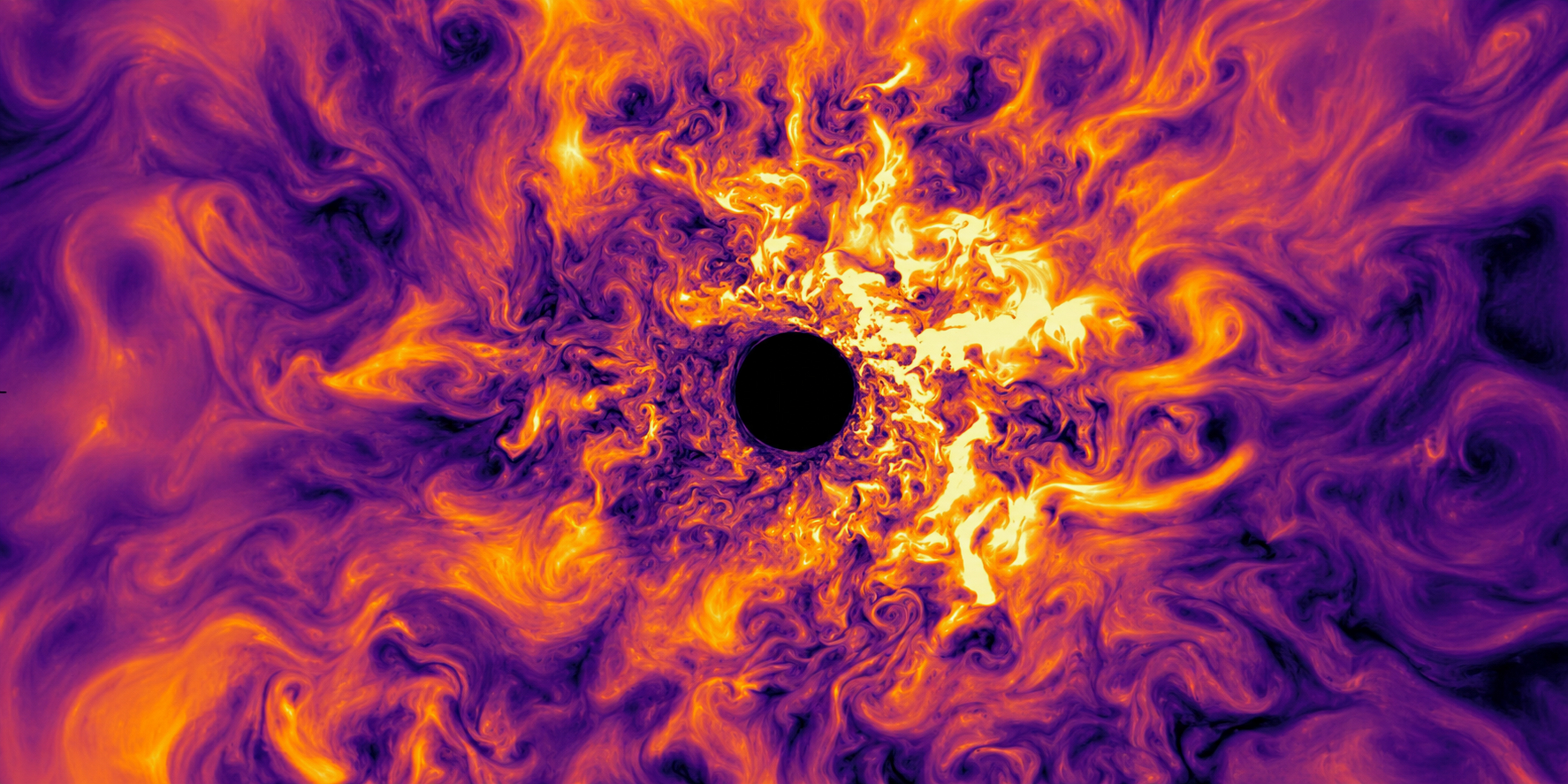Turbulent velocity field from a 3D simulation of a massive star