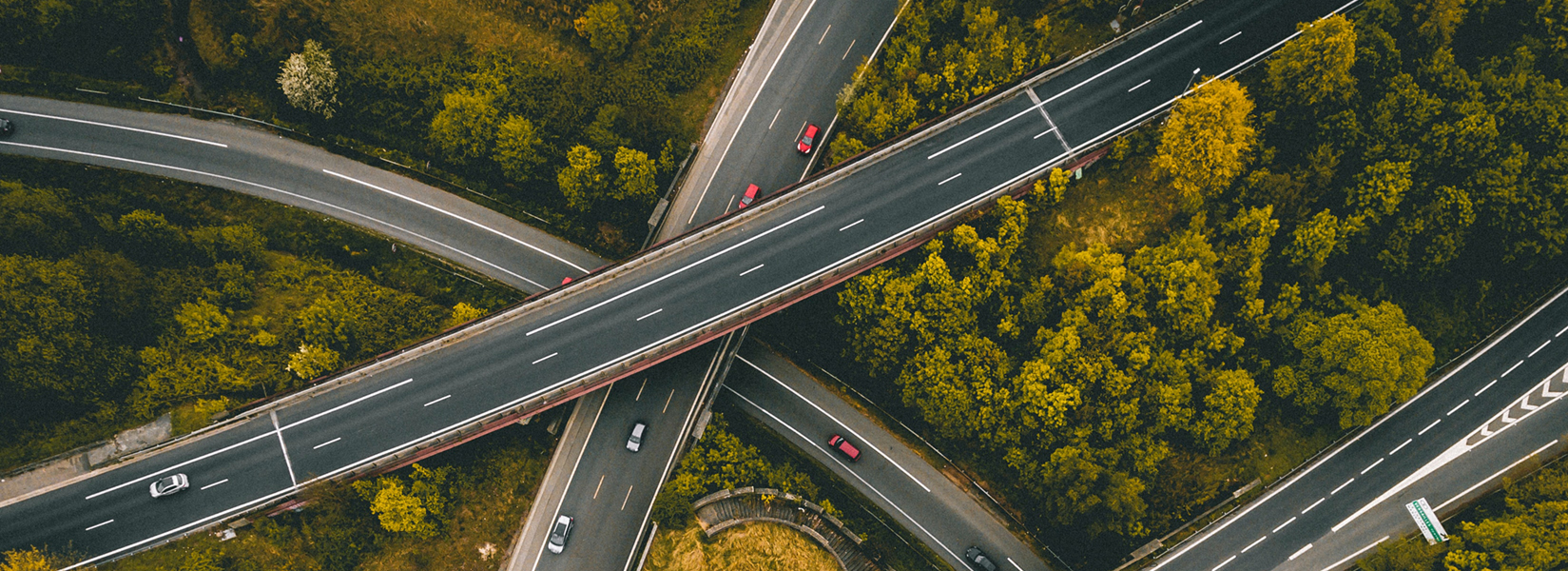 Intersection of roads