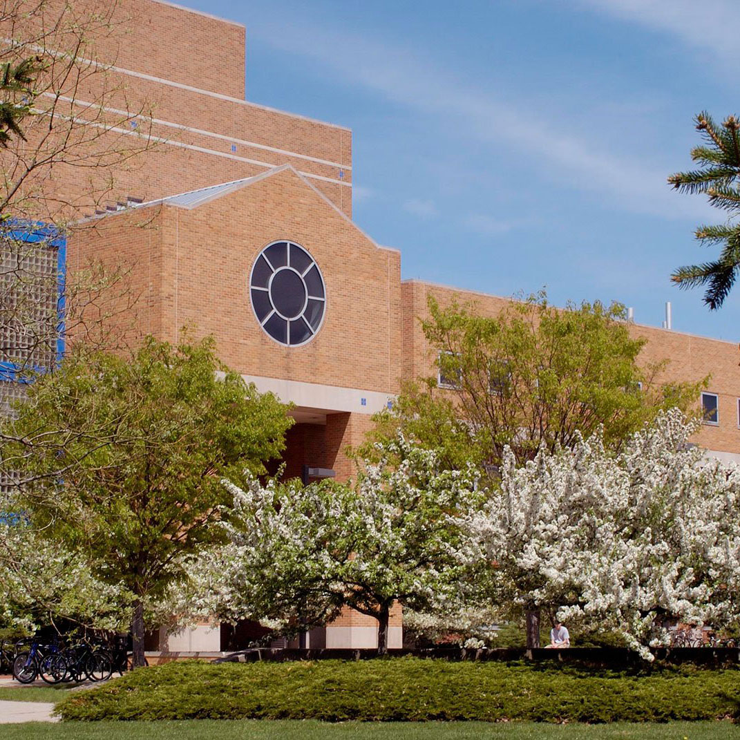 The front of the College of Engineering building