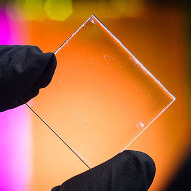 Transparent solar panel