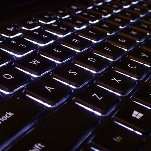 Backlit keyboard