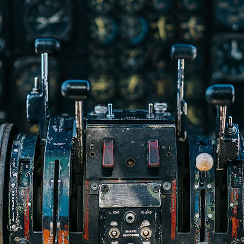 Close-up of mechanical object