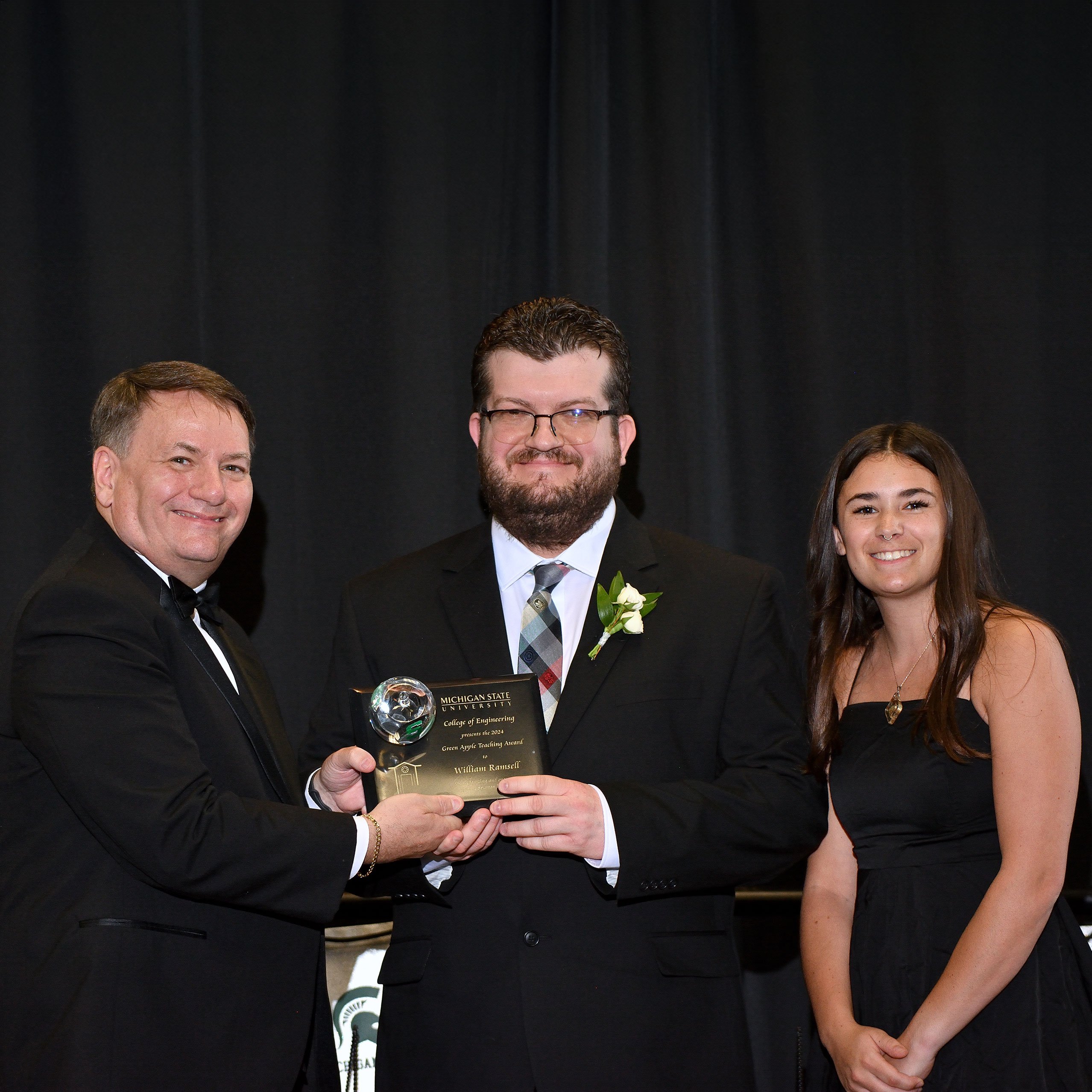 Leo Kempel, William Russell, and Katherine Foss