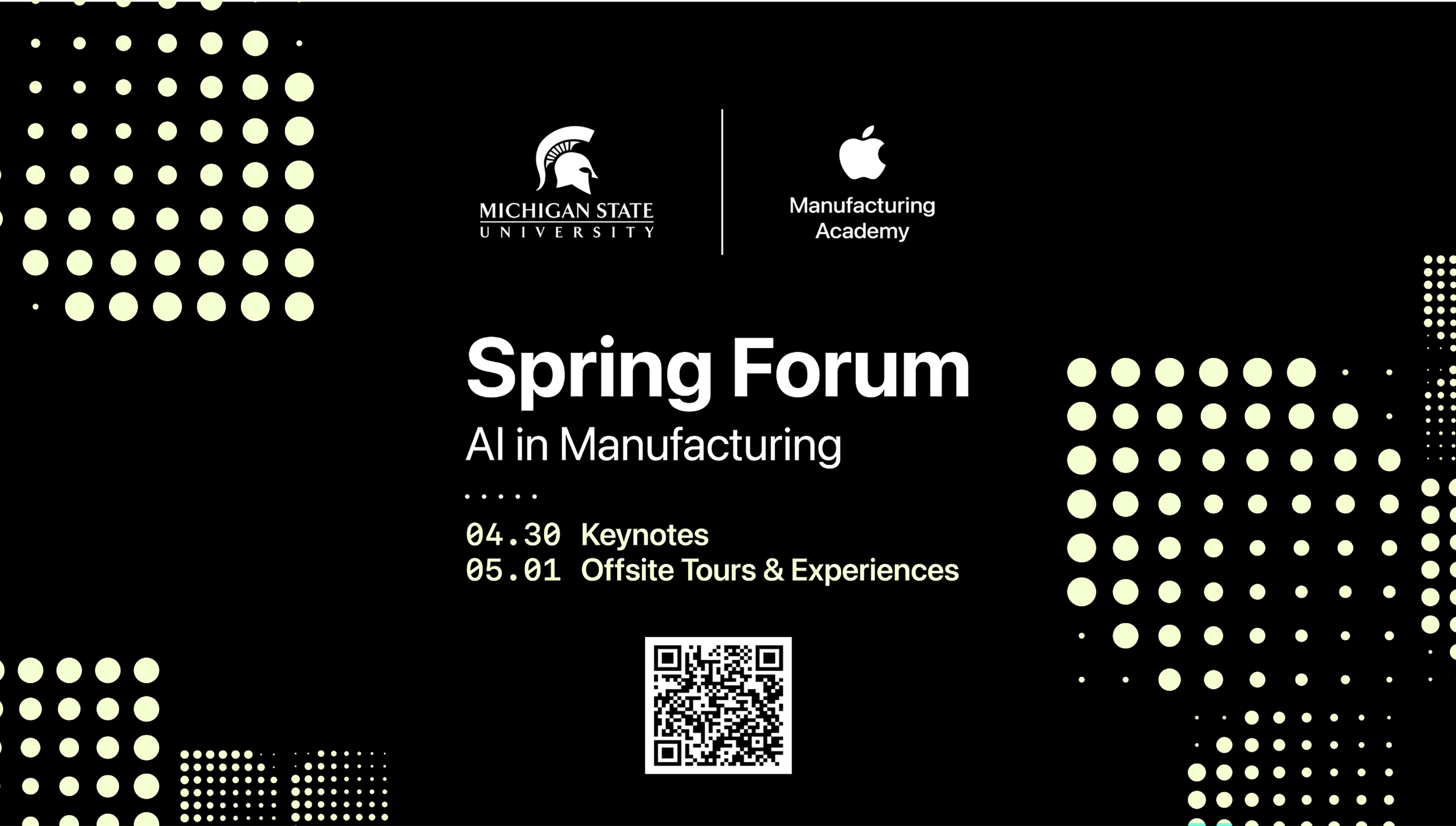 Apple Manufacturing Academy Spring Forum graphic