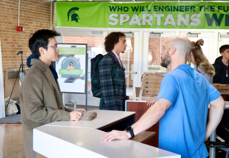 Many companies talking to students