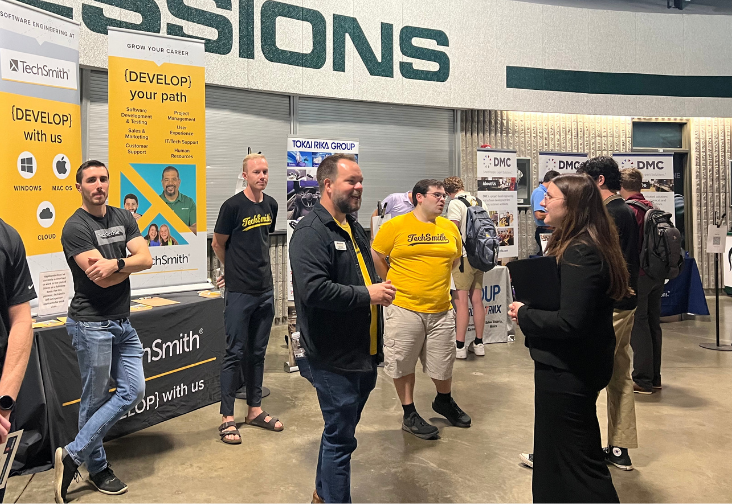 Many local companies talking to prospective students
