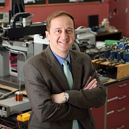 John Papapolymerou in lab
