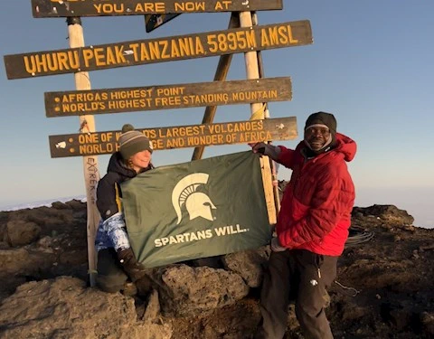 Spartans on the peak of Kilimanjaro