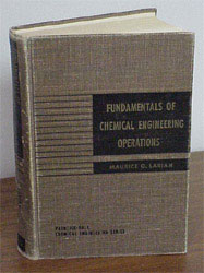 Maurice G. Larian's textbook, 'Fundamentals of Chemical Engineering Unit Operations