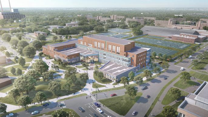 MSU celebrates future Leinweber Center for Engineering and Digital Innovation with beam signing 