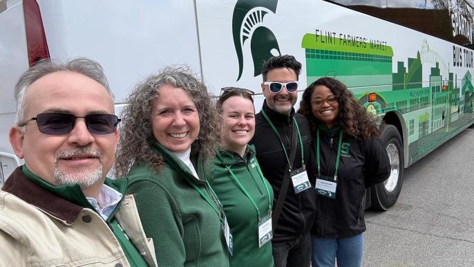 Engineering faculty reflect on Spring 2026 Spartan Bus Tour