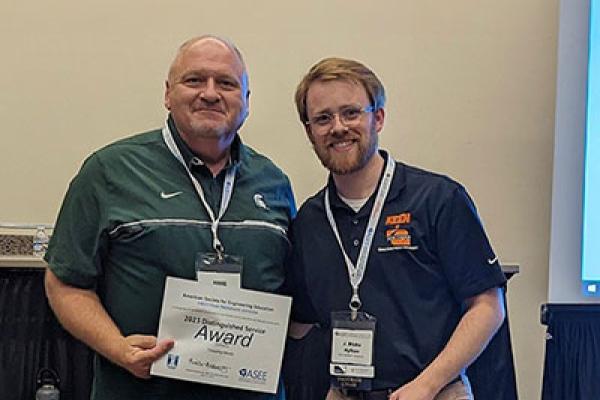 ASEE honors Timothy Hinds with Distinguished Service Award