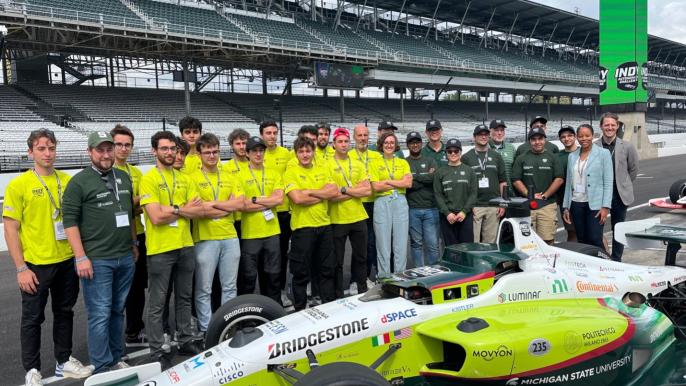 MSU’s Indy Autonomous Challenge team takes first place in passing overtake competition