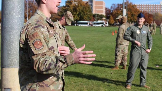 Mechanical Engineering student Matthew Bush earns elite military award