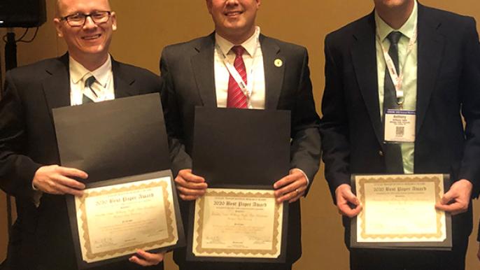 Best paper at 2020 TRB