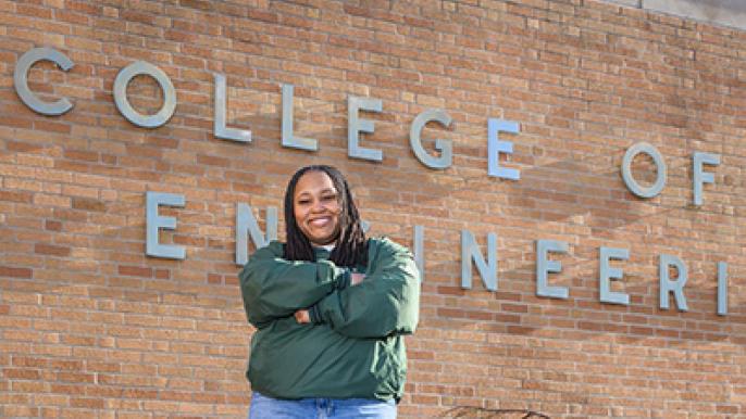 Civil engineering student AhJanae Walton named to 2026 Homecoming Court