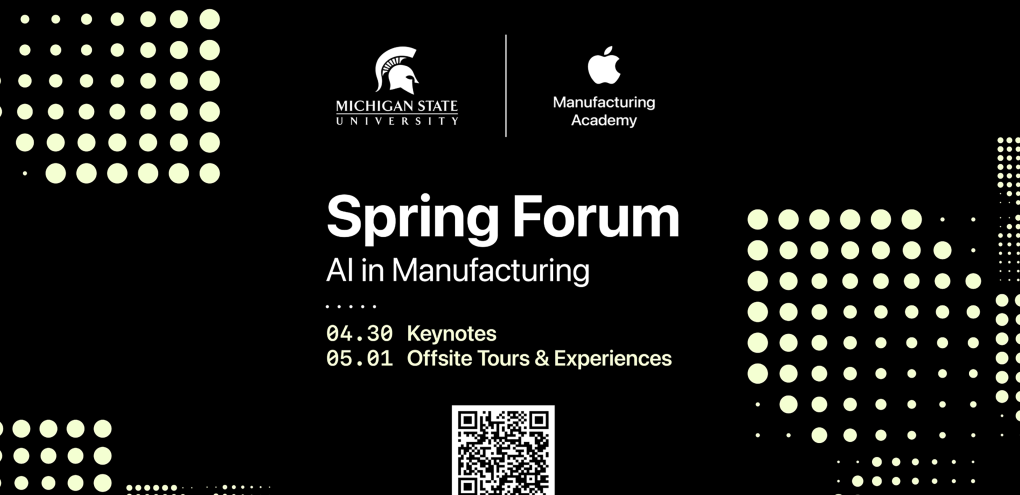 Apple Manufacturing Academy Spring Forum graphic