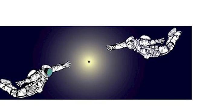 Student creates billboard embodying space and time