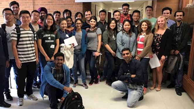 Welcome grad students