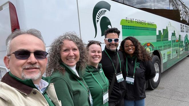 Engineering faculty reflect on Spring 2026 Spartan Bus Tour