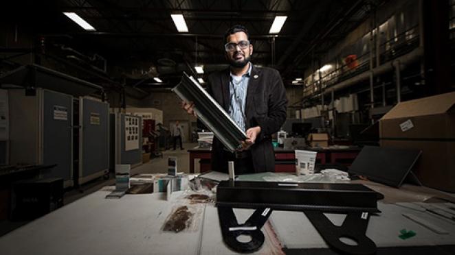 Mahmood Haq drives innovations in composite materials