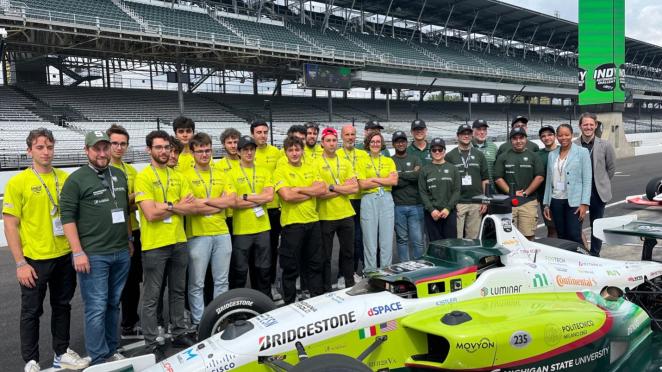 MSU’s Indy Autonomous Challenge team takes first place in passing overtake competition