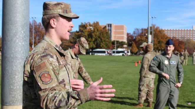 Mechanical Engineering student Matthew Bush earns elite military award